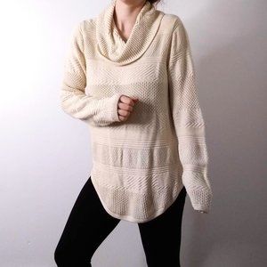 Cowl Sweater | Large Knit Sweater